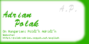 adrian polak business card